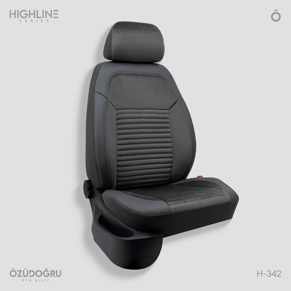 Oto Kılıf ( Highline ) 2+1 Ticari - H-342-BabyFace Füme/Füme