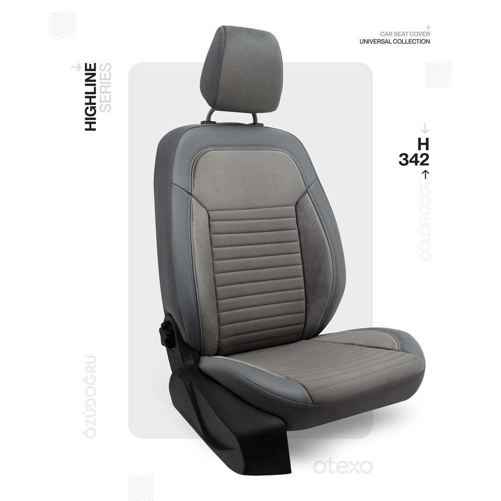 Oto Kılıf ( Highline Plus ) - HP-342-Füme/Füme