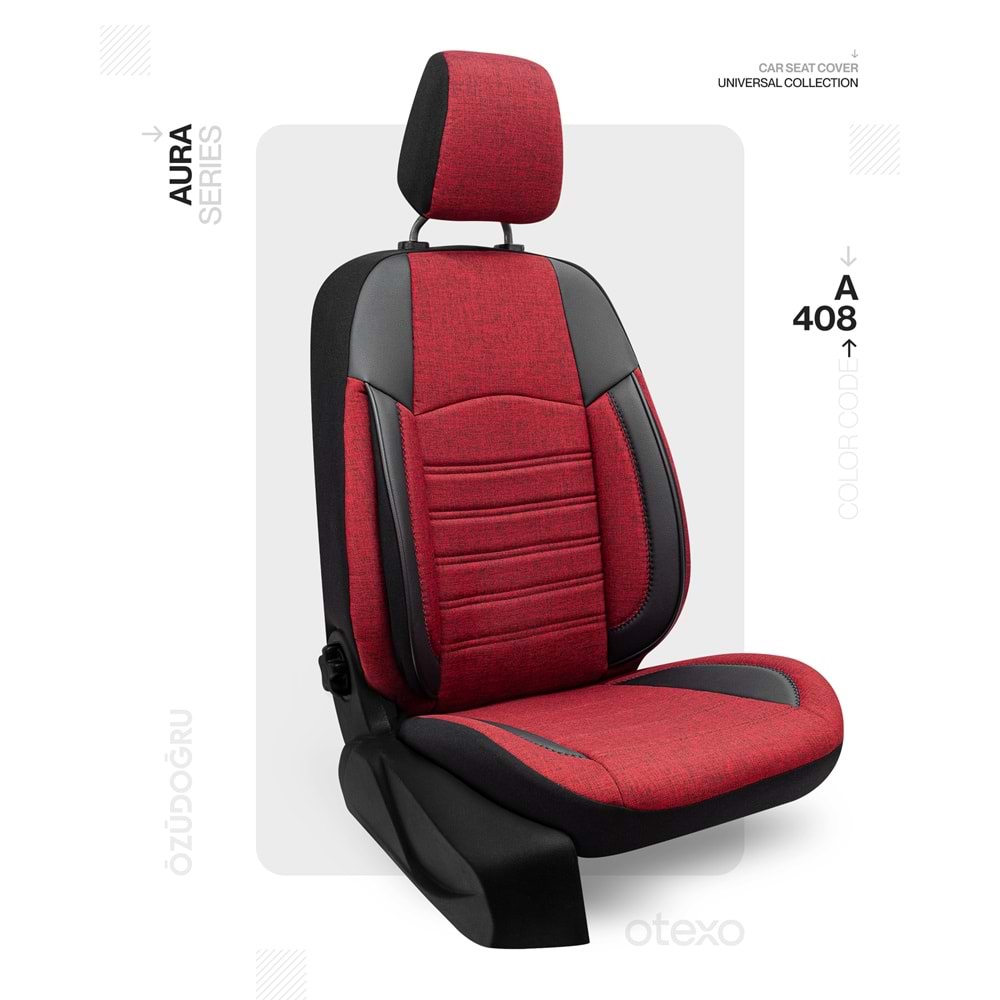 Oto Kılıf ( Aura ) - A-408-Keten Bordo