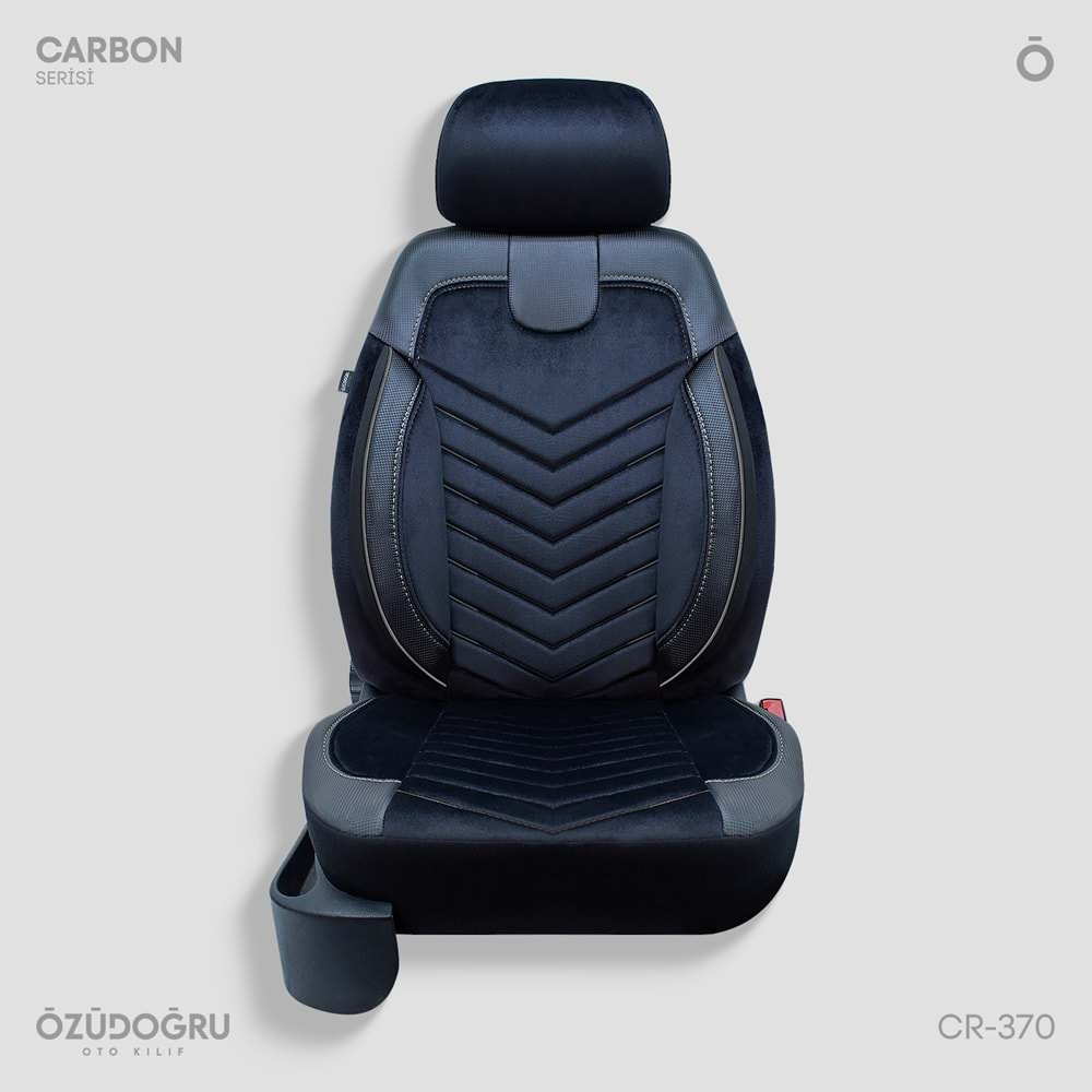 Oto Kılıf ( Carbon / Standart ) - CR-370-Siyah/Füme İp