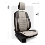 A-407-Keten Siyah/Krem