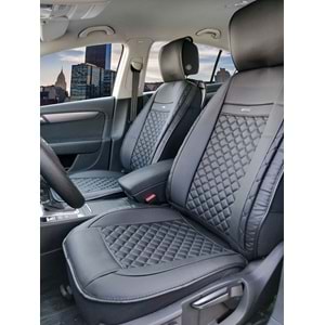 Takmatik (Kaptone) - 185-991 Deri-Siyah/Siyah İp