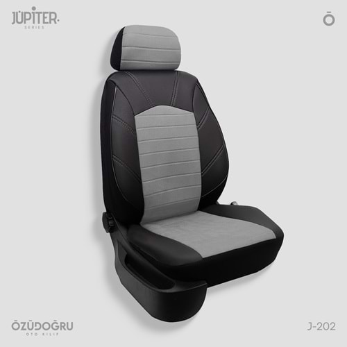 Oto Kılıf ( Jüpiter ) ( Standart ) - J-202-Gri/Siyah