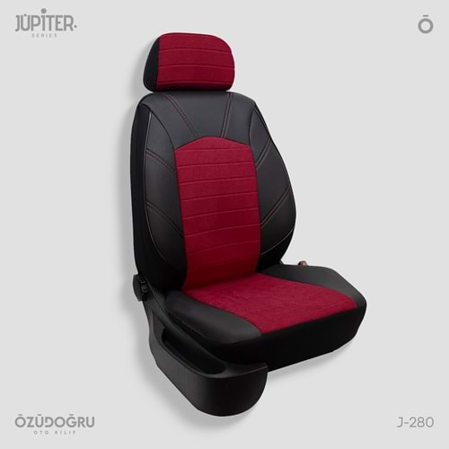 Oto Kılıf ( Jüpiter ) ( Standart ) - J-280-Bordo/Siyah