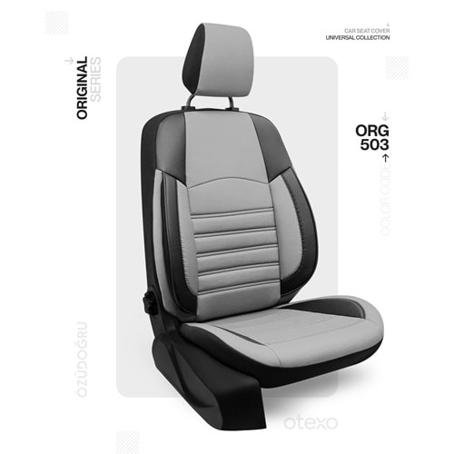 Oto Kılıf ( Original Series ) - ORG-503 Jakar Gri/Siyah