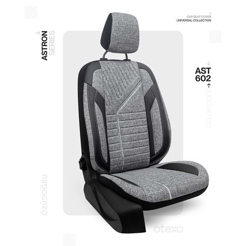 Oto Kılıf ( Astron ) - AST-602-Keten Siyah/Füme