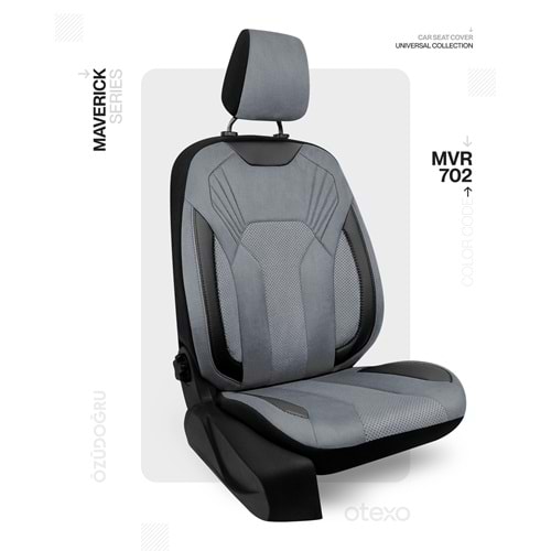 Oto Kılıf ( Maverick ) - MVR-702 Süet Siyah/Füme