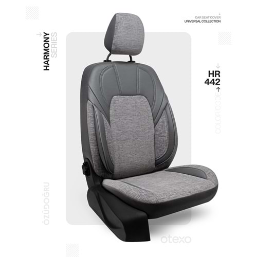 Oto Kılıf ( Orjinal ) ( Harmony ) - HR-442-Füme/Gri