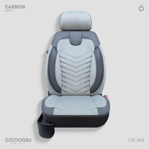 Oto Kılıf ( Carbon / Standart ) - CR-343-Gri/Füme