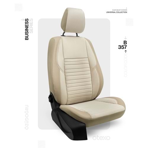 Oto Kılıf ( Orjinal ) ( Business ) - B-357-Krem/Krem
