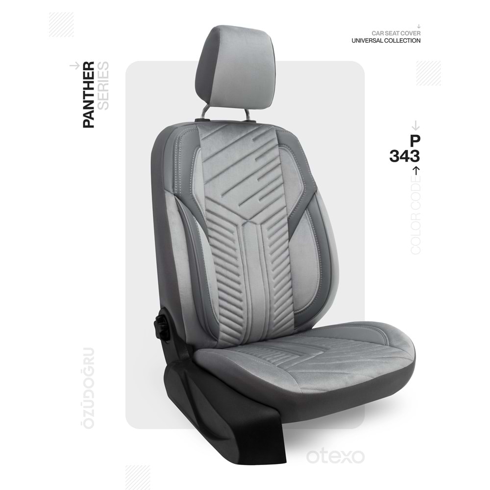 Oto Kılıf ( Orjinal ) ( Panter ) - P-343-Gri/Füme