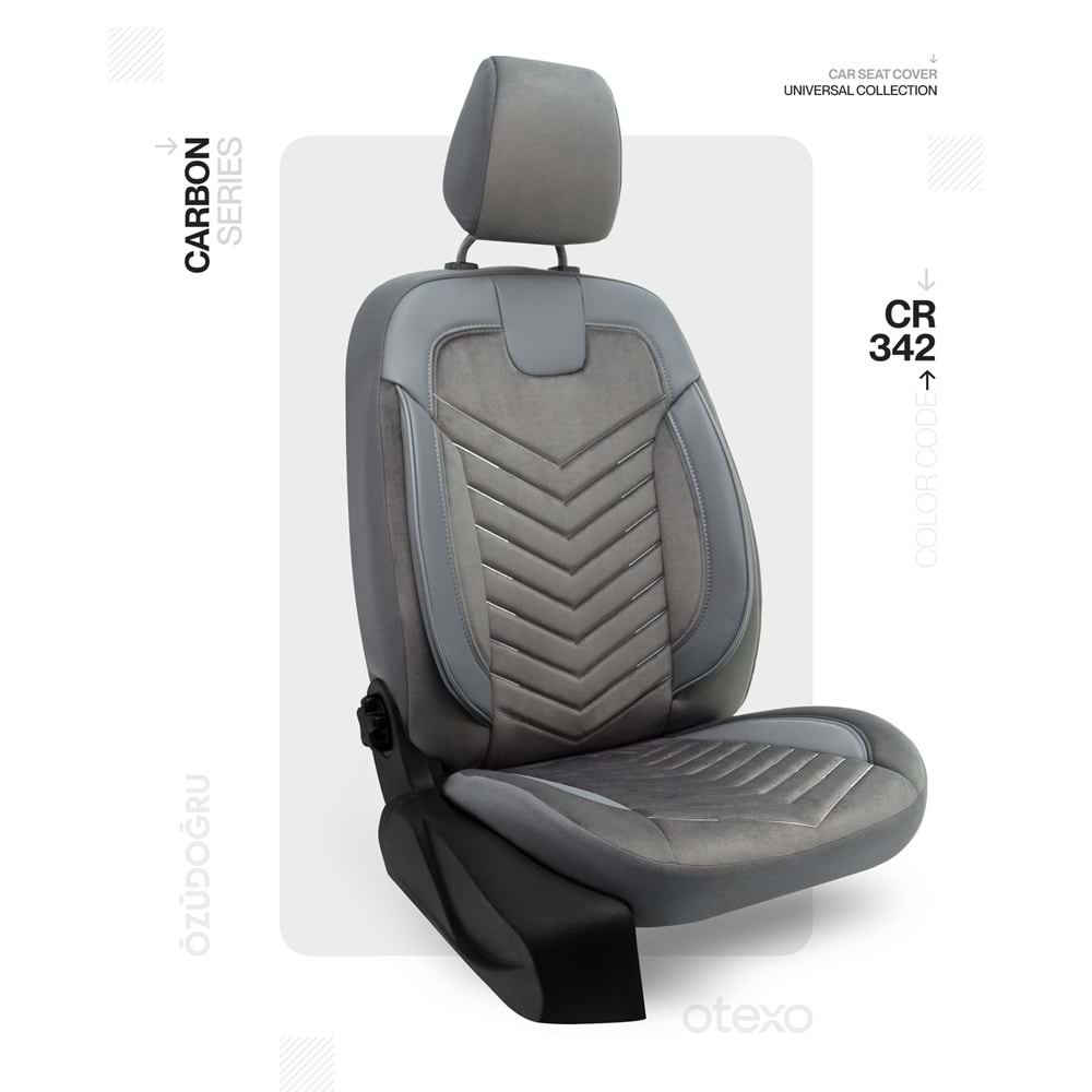 Oto Kılıf ( Carbon / Ticari 2+1 ) - CR-342-Füme/Füme